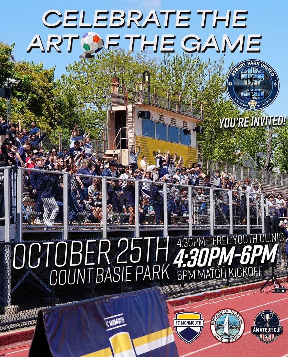 FC Monmouth Professional Soccer Team  

Hosting FREE Youth Soccer Clinic + Match Night - Sunday October 25th - Don't miss out!